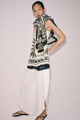 PRINTED COTTON SCARF