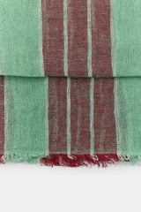 100% LINEN STRIPED SCARF
