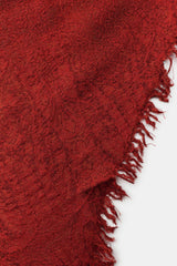 FRINGED JACQUARD SCARF