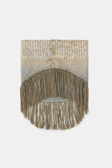 SEQUINED FRINGE SCARF