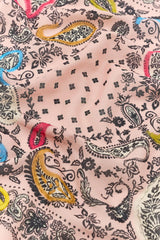 EMBROIDERED PRINT BANDANNA Pink