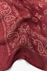 Bandana Print Fringe Scared