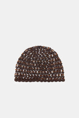 CROCHET BEADED SKULLCAP