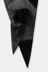 100% SUEDE LEATHER BANDANA BROWN