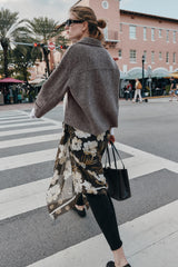 FLORAL PRINT SCARF