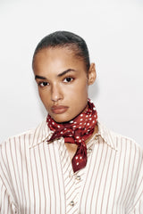 POLKA DOT SQUARE SCARF