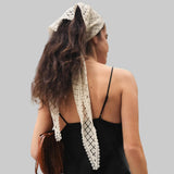Crochet Triangle Scarf