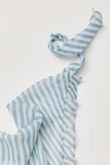 Chiffon & Ruffle Triangle scarf