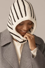 Surlaclava Striped Knit Hoodie