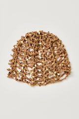 Sequin Disco Cap Bronze