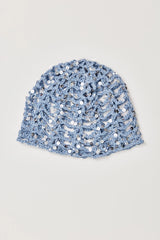 Sequin Disco Cap Blue