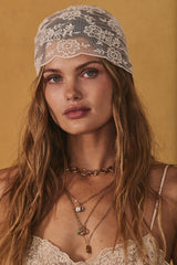 Forever Lace Triangle Scarf