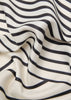 GEOMETRIC STRIPE-PRINT SATIN SCARF