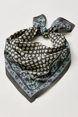 Lotus Paisley Print Bandana