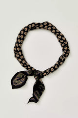 Lotus Paisley Print Bandana