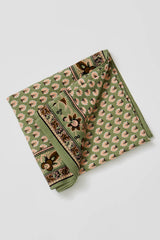 Lotus Paisley Print Bandana