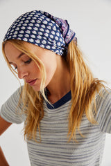 Lotus Paisley Print Bandana