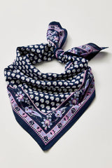 Lotus Paisley Print Bandana