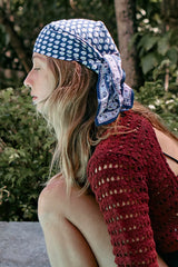 Lotus Paisley Print Bandana