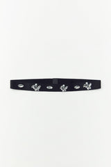 JEWEL HAIR TIE BLACK