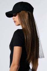 RHINESTONE SNAPBACK HAT