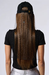 RHINESTONE SNAPBACK HAT