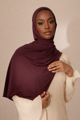 Signature Jersy Hijabs Burgundy