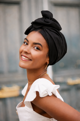 WIRE FULL CAP TURBAN BLACK