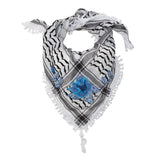 KUFIYA BLUE ROSE SMALL