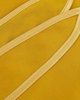 Satin Babushka Bonnet Mustard