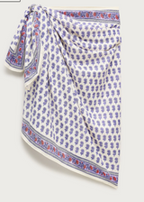 Cotton sarong scarf Purple