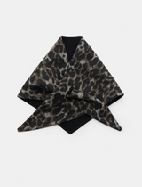 LEOPARD WOOL BANDANA