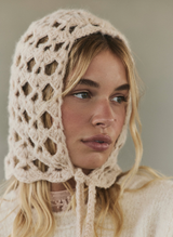 Surlaclava SCALLOPED BONNET HOODIE