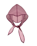 Organza Babushka Bonnet Cherry
