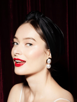 SILK PARISIAN TURBAN BLACK