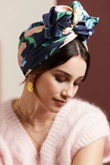 WIRE FULL CAP TURBAN BLUE