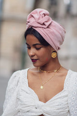 WIRE FULL CAP TURBAN PETAL