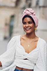 WIRE FULL CAP TURBAN PETAL