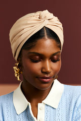 CUBAN WIIRE TURBAN SAND