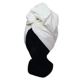 WIRE FULL CAP TURBAN OFF WHITE