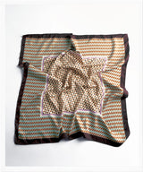 SATIN EFFECT SQUARE SCARF