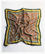 SATIN EFFECT SQUARE SCARF