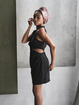 SEQUINED TWISTED TURBAN