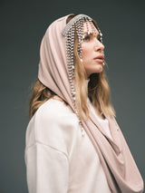 Pearl + Crystal Fringe Bangs