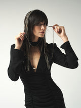 Crystal Fringe Headband