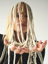 Pearl + Crystal Headpiece