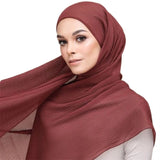 Pleated Twill Scarf