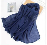 Pleated Twill Scarf