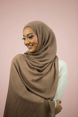 Pleated Twill Scarf