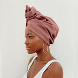 Messy Bun Pre-tied Turban